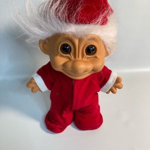 Russ troll red pajamas 7” plastic doll